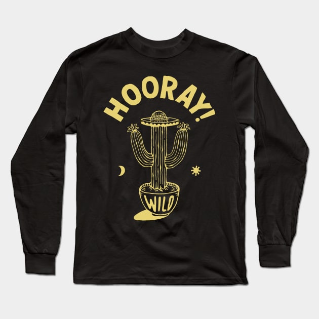 Hooray! Long Sleeve T-Shirt by skitchman